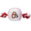 Baltimore Orioles Nylon Baseball Rope Dog Toy
