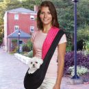 Pink & Black Reversible  Sling Carrier for Dogs
