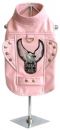 The Pink Born to Ride Motorcycle Dog Harness Jacket