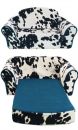 Pull Out Sleeper Dog Sofa- Cow Print