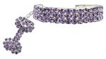 Purple Glamour Bits Dog Jewelry
