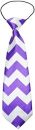 Big Dog Purple Chevron Neck Tie