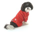 Cozy Red/White Dog PJ's