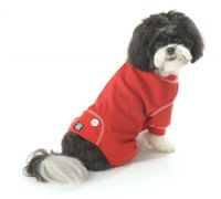 Cozy Red/White Dog PJ's