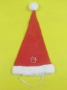 Rhinestone Paw Dog Santa Hat