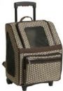 RIO Noir Dots Rolling Pet Carrier for Dogs