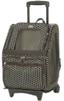 RIO Reverse Noir Dots Rolling Pet Carrier for Dogs
