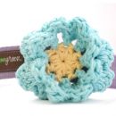 Robin's Egg Dog Collar Flower