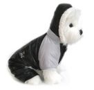 "Ruffin It" Black and Grey Two Tone  Snow Suit for Dogs
