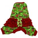 Ruffled Dog Pajamas- Moosey Goosey