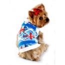 Red, White and Blue Cross Dog Tank