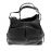 Sadie Michele Mia Black Faux Pebble Leather Carry Dog Bag
