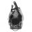 Sadie Michele Mia Black Faux Pebble Leather Carry Dog Bag