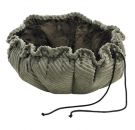 Silver Sage & Brown Teddy Microvelvet Buttercup  Bed for Dogs
