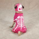 Glow Bones Dog Halloween Costume- Pink