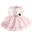 Sunflower Gingham Formal Dog Dress - Pink