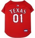 Texas Rangers Baseball Dog Jersey