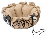 Tranquility & Flax Microvelvet Buttercup Dog Bed