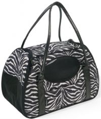 Carry-Me Deluxe Zebra Dog Carrier
